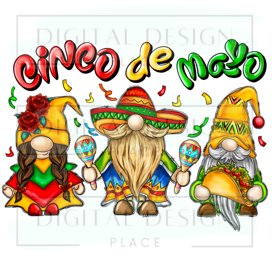 Cinco De Mayo Gnomes CDMM10