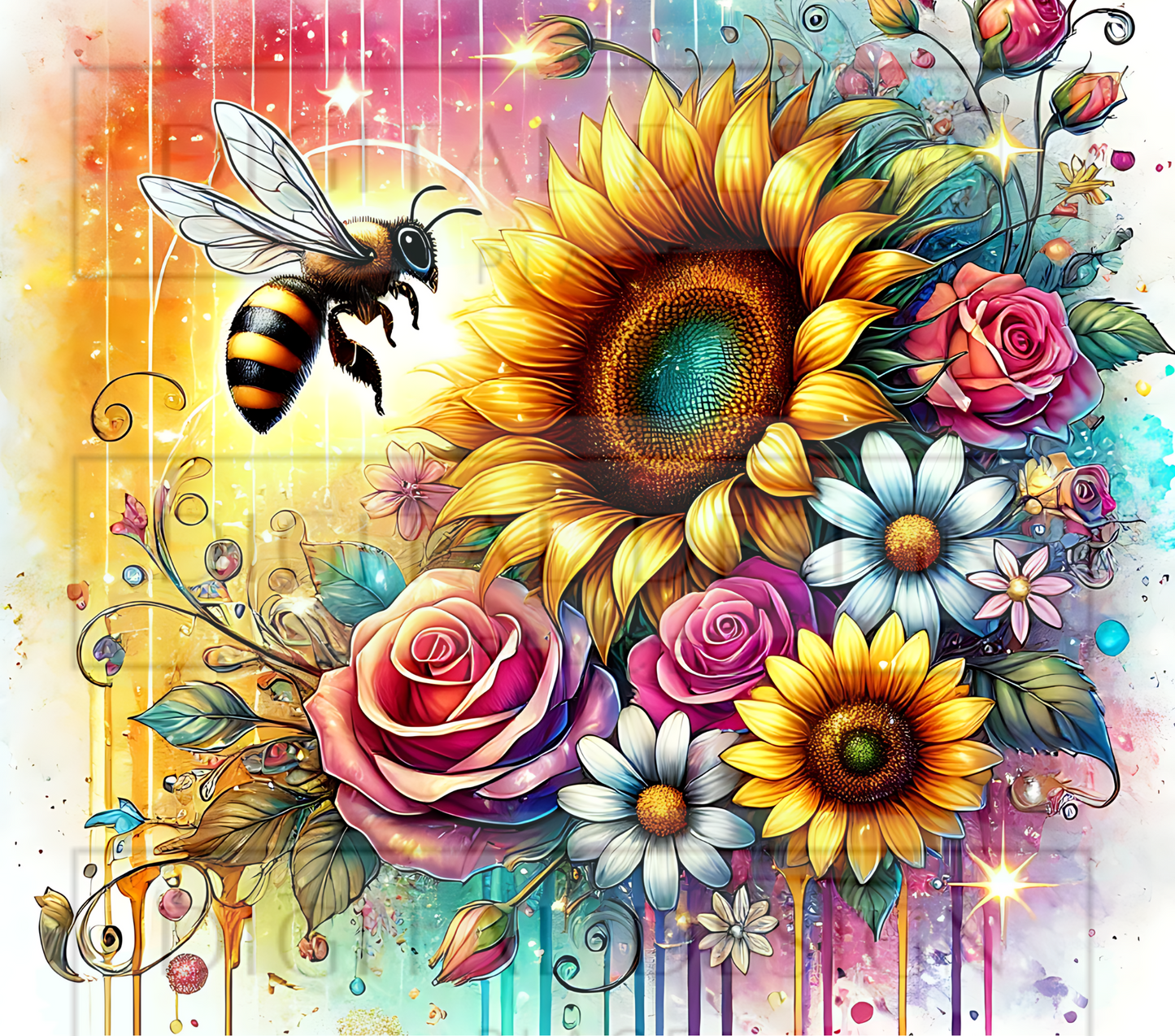 Spring Bee Floral TWYT214