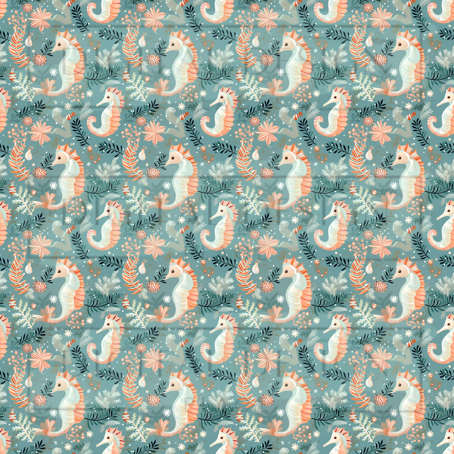 Seahorse Santa's VinylV1538