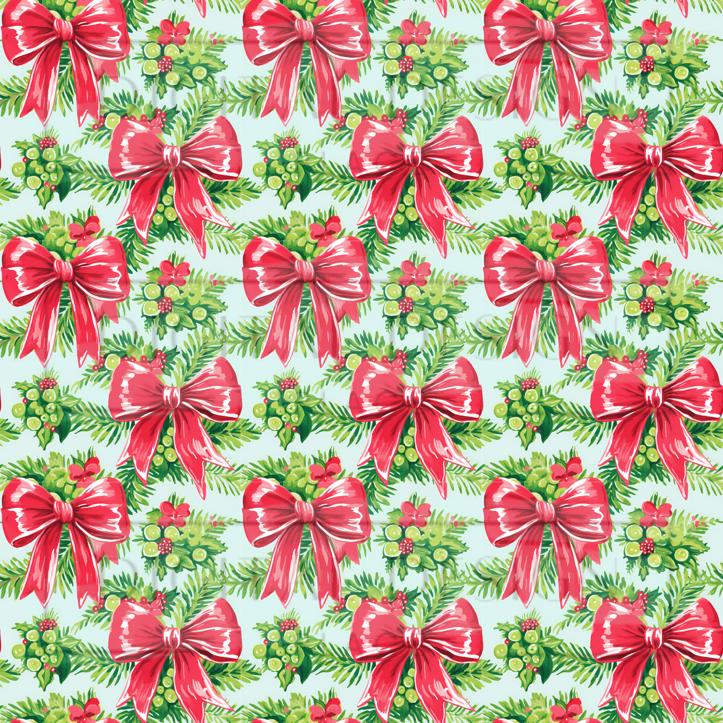 Preppy Mistletoe VinylV1555