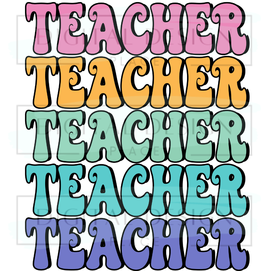 Teacher Stacked BTSB16