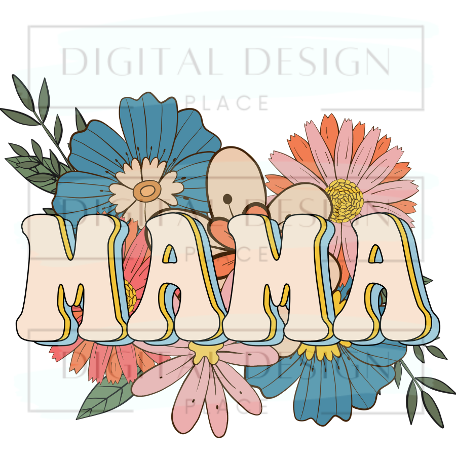 Retro Floral Mama MOMM73