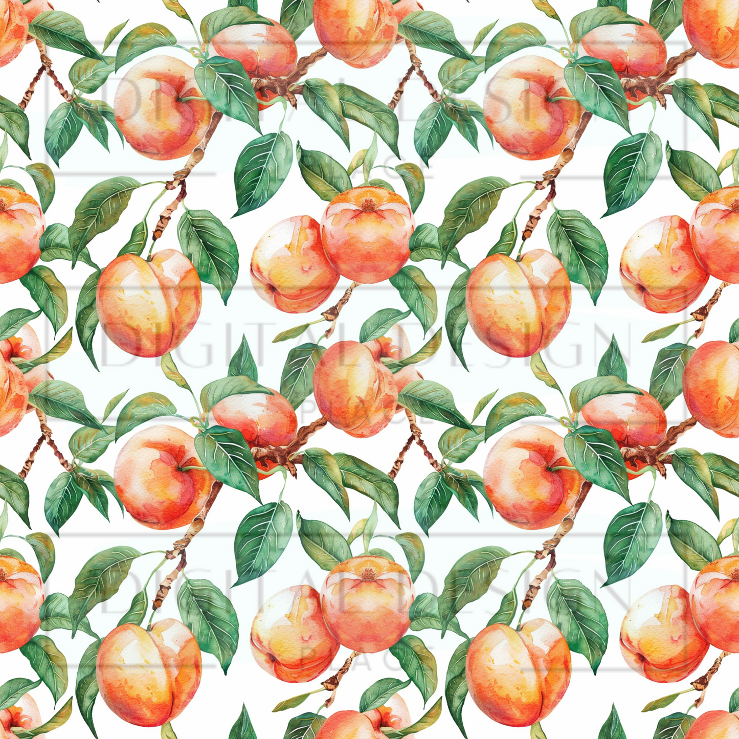 Peach Blossom Large Print VinylV1291