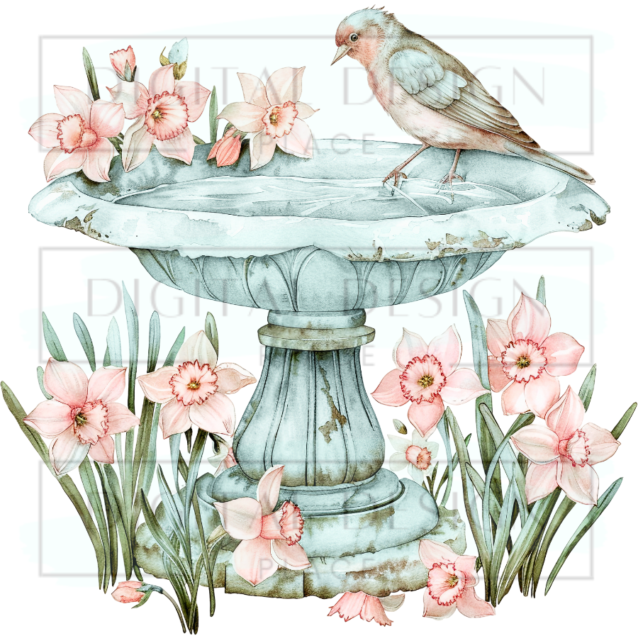 Spring Bird Bath PJP100