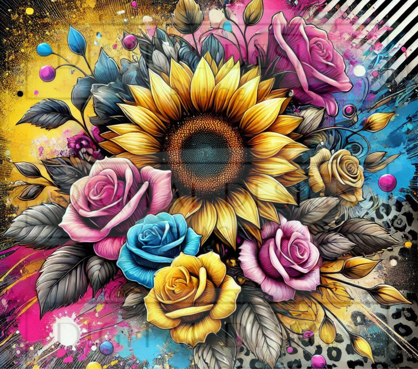 Mixed Media Floral TWYT212