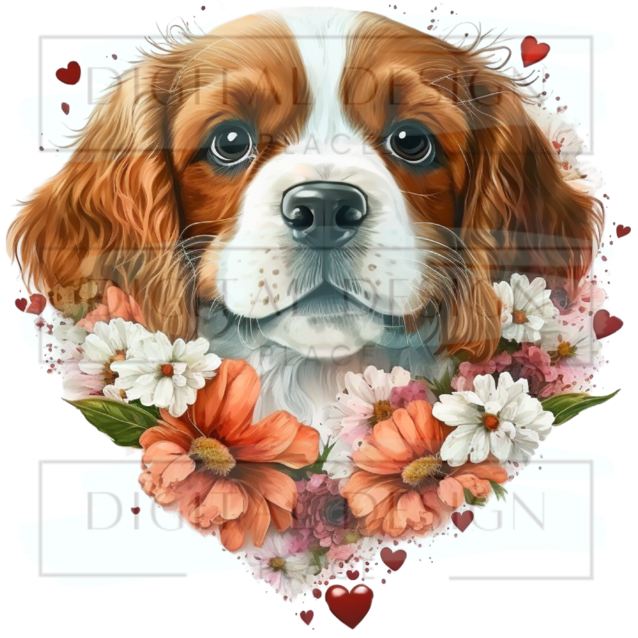 Floral Spaniel ANIA128