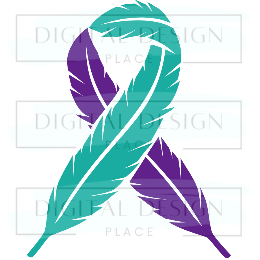 Semicolon Feathers AwareA17