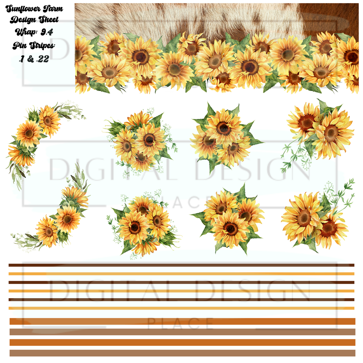 Sunflower Farms Design Sheet DS14