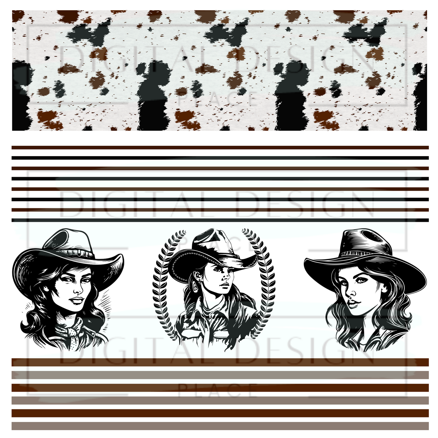 Western Cowgirls Design Sheet DS5