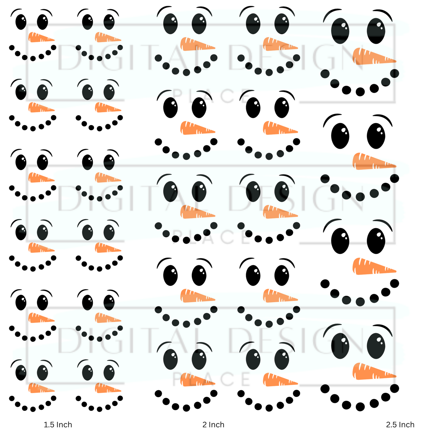 Snowman Faces ELEE285