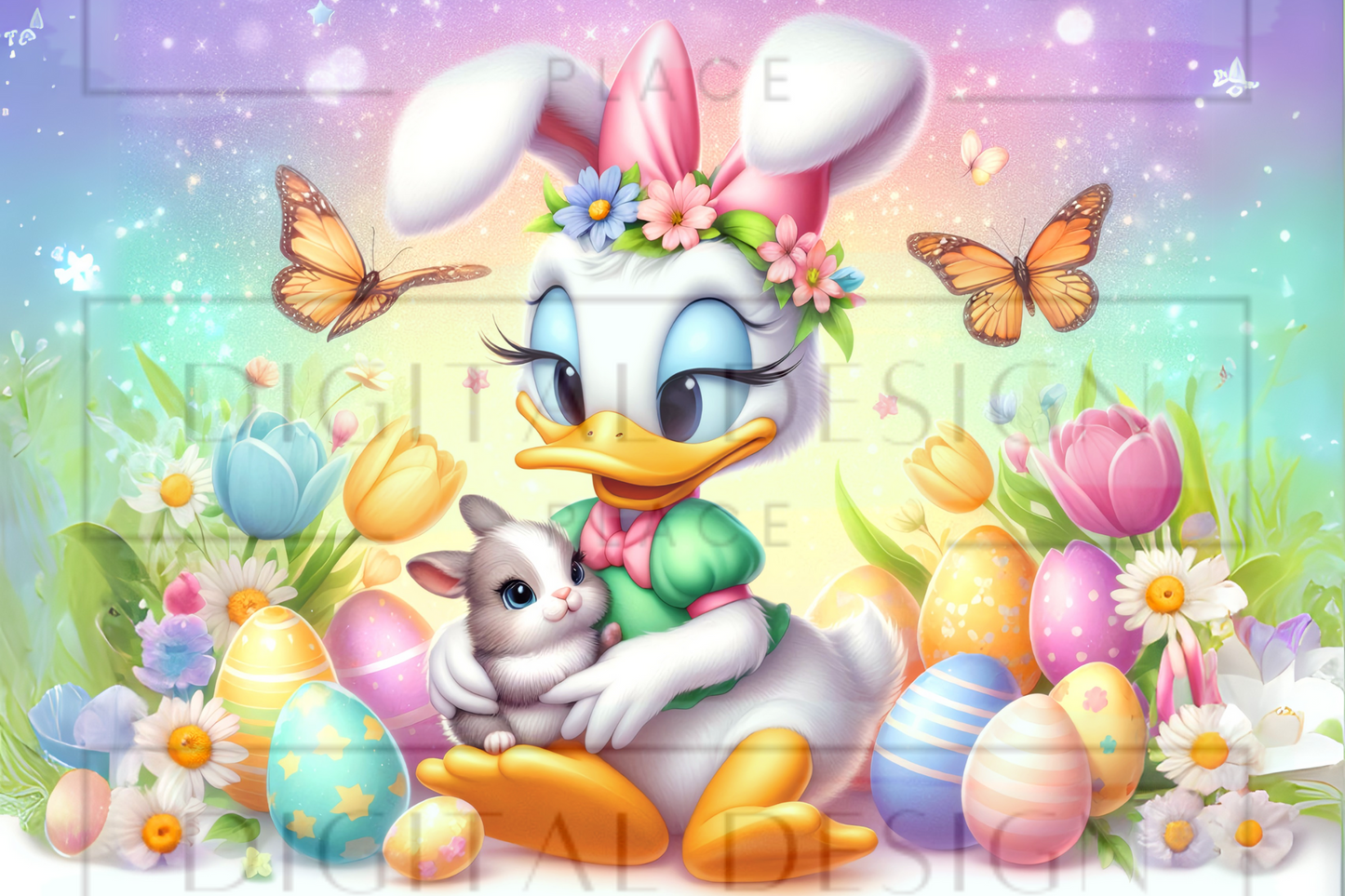 Easter Female Duck Kids Wrap KW14