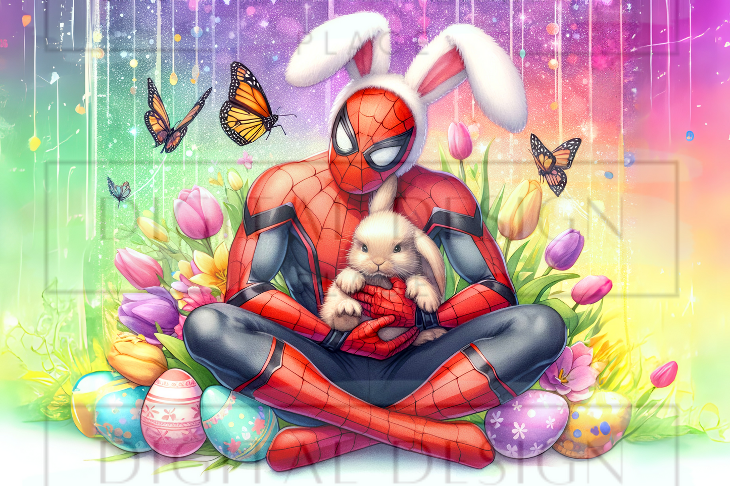 Easter Spider Hero Kids Wrap KW19
