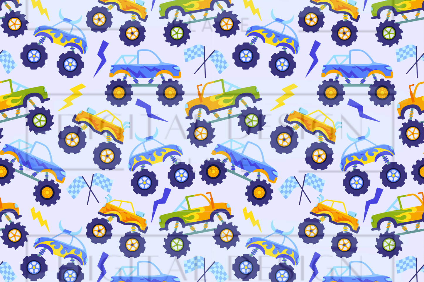 Blue Trucks Kids Wrap KW6