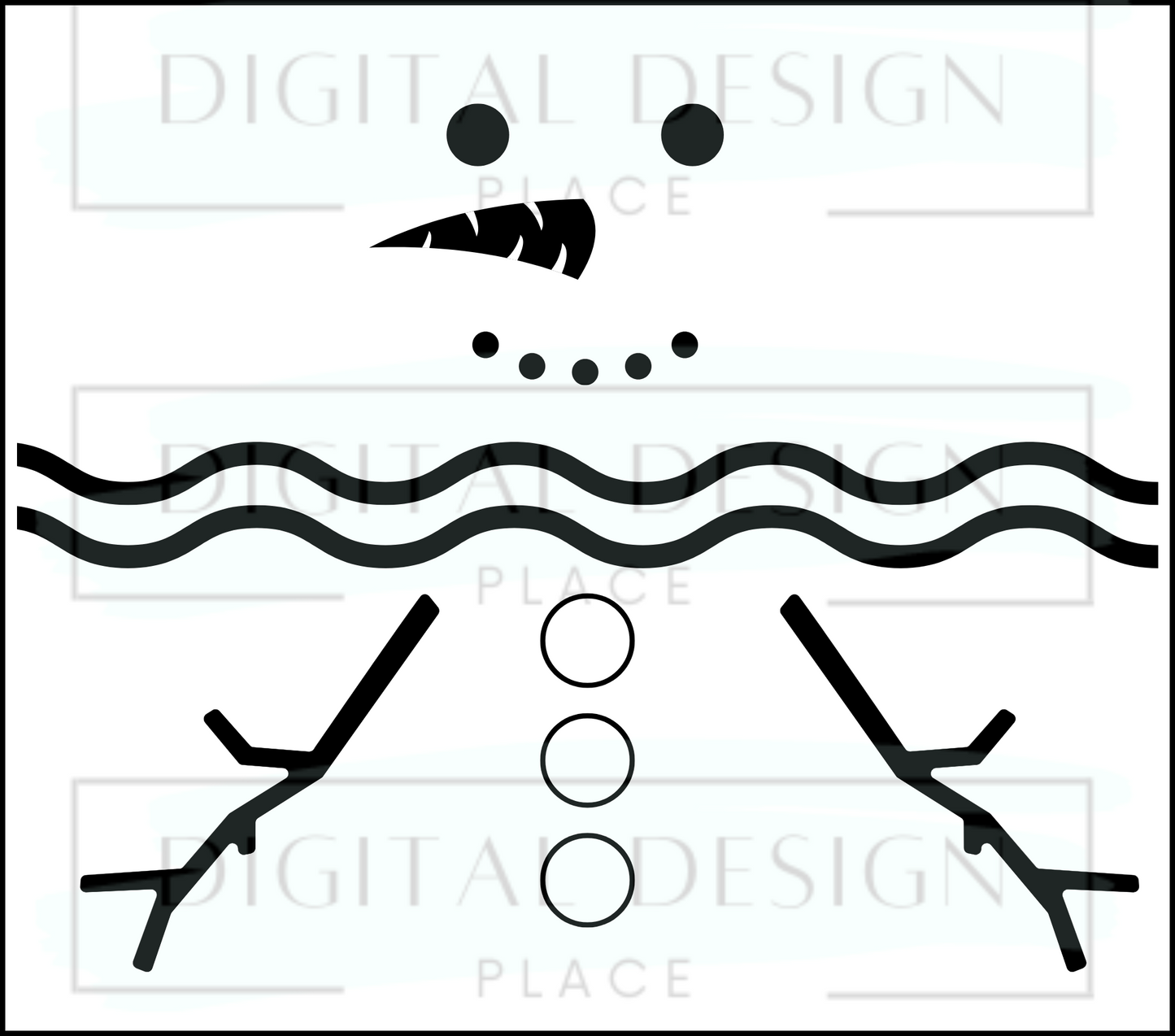 Mr. White Christmas Cut File