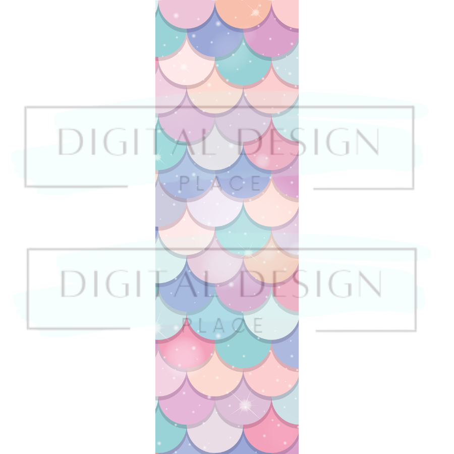 Pink/Blue Mermaid Scales PenP54