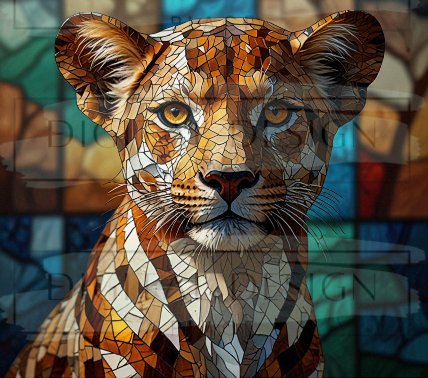 Stained Glass Cub TWYT203