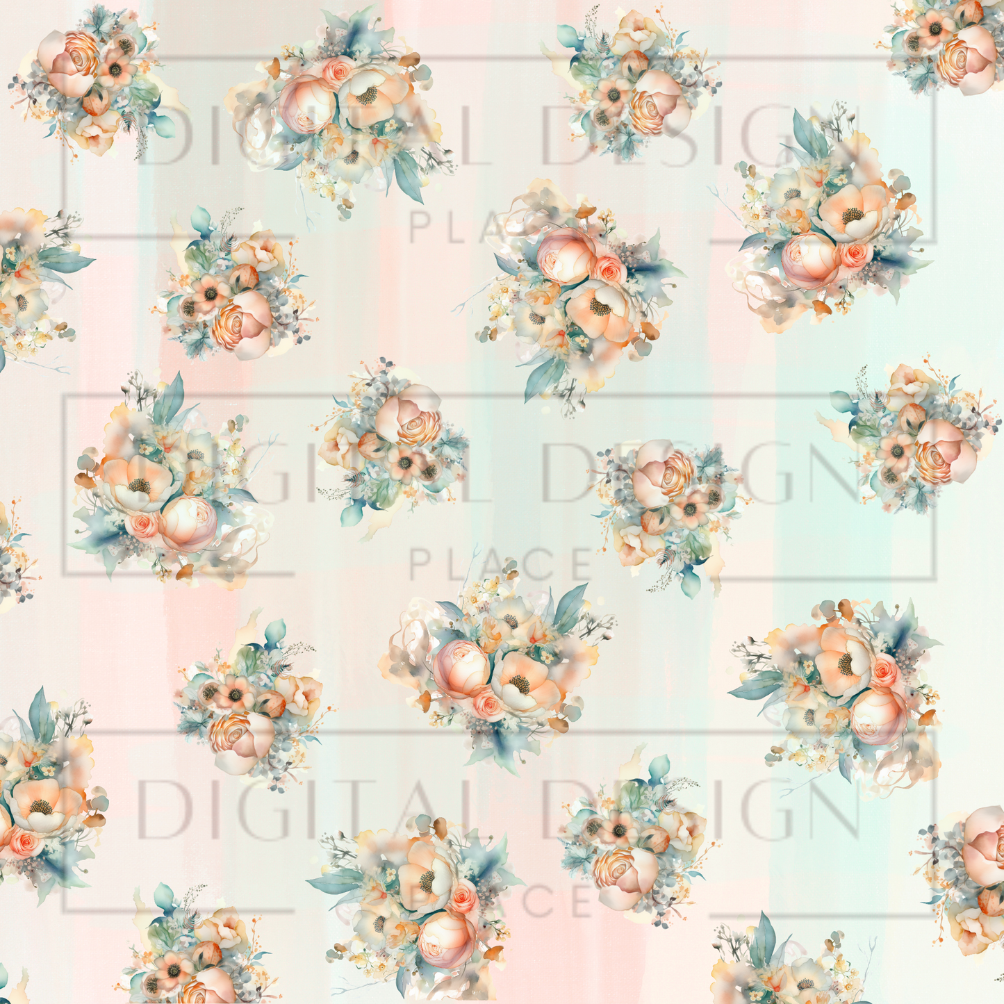 Pastel Florals VinylV396