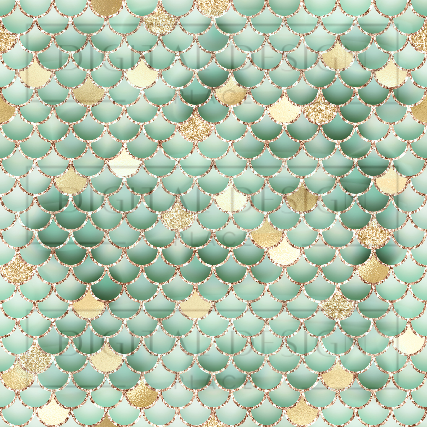 Sea Glass Scales VinylV1268