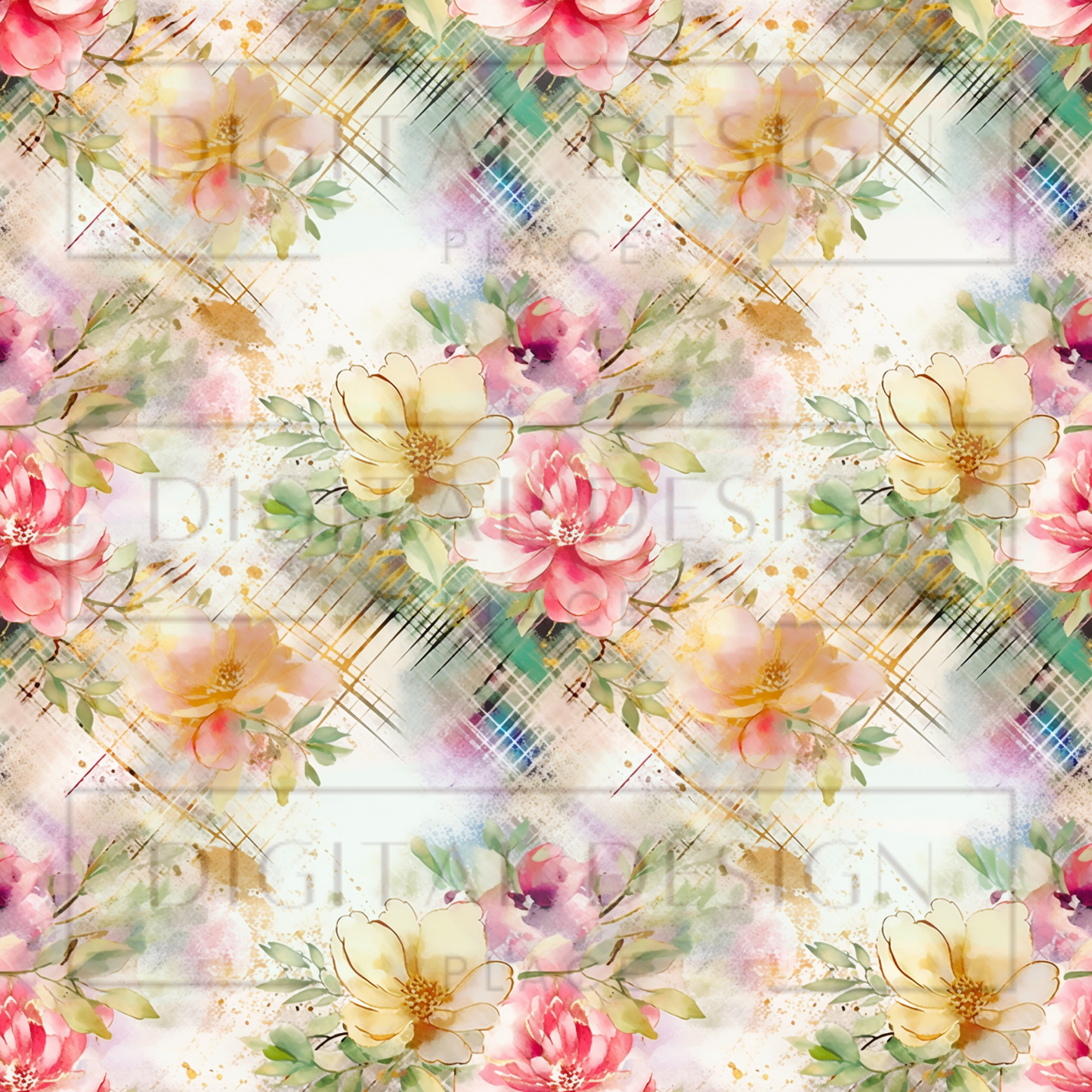 Spring Elegant Florals VinylV1350