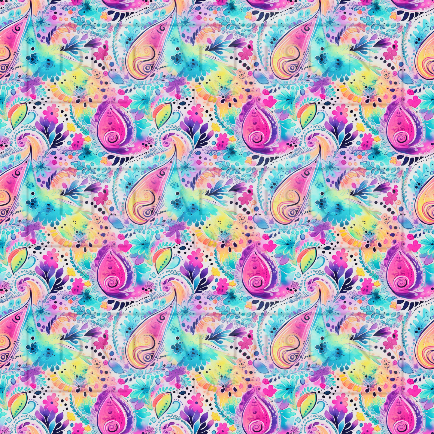 Bright Paisley VinylV1383