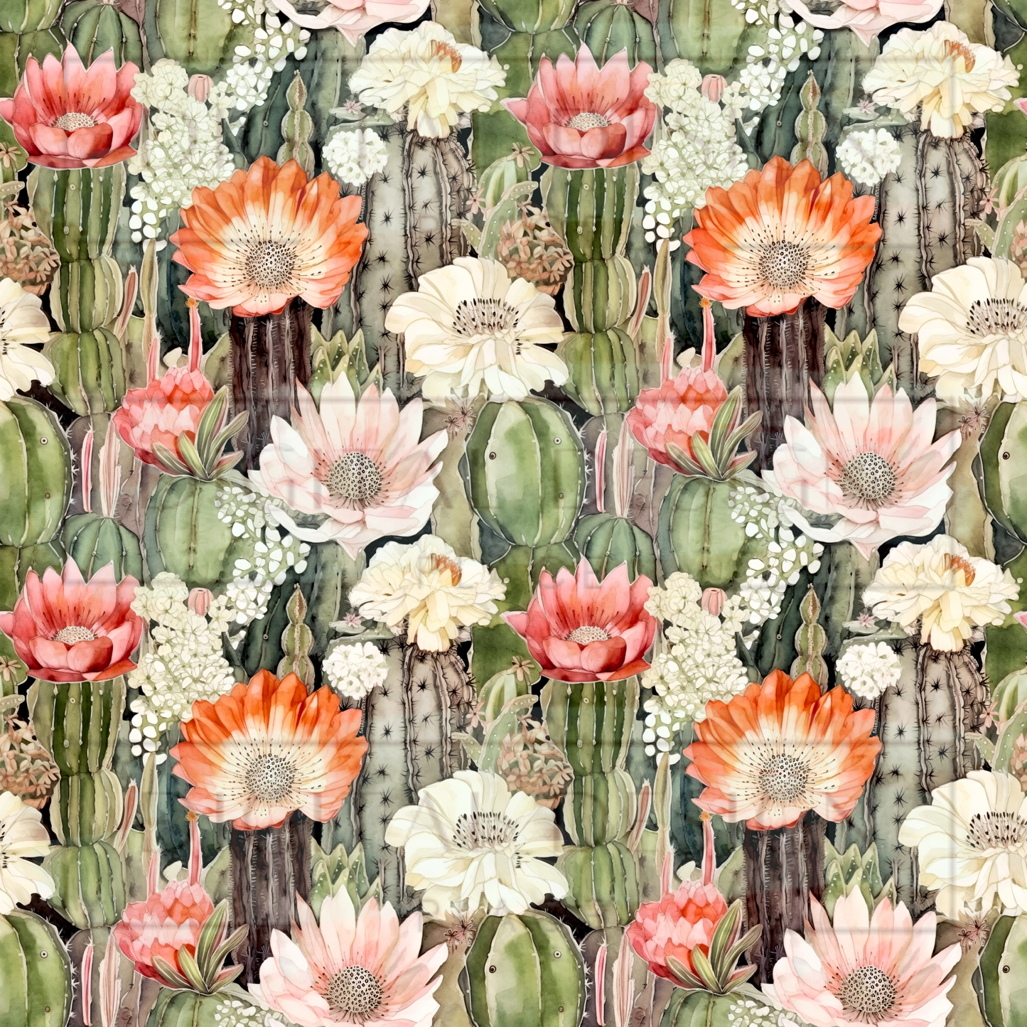 Boho Cacti Desert VinylV1633