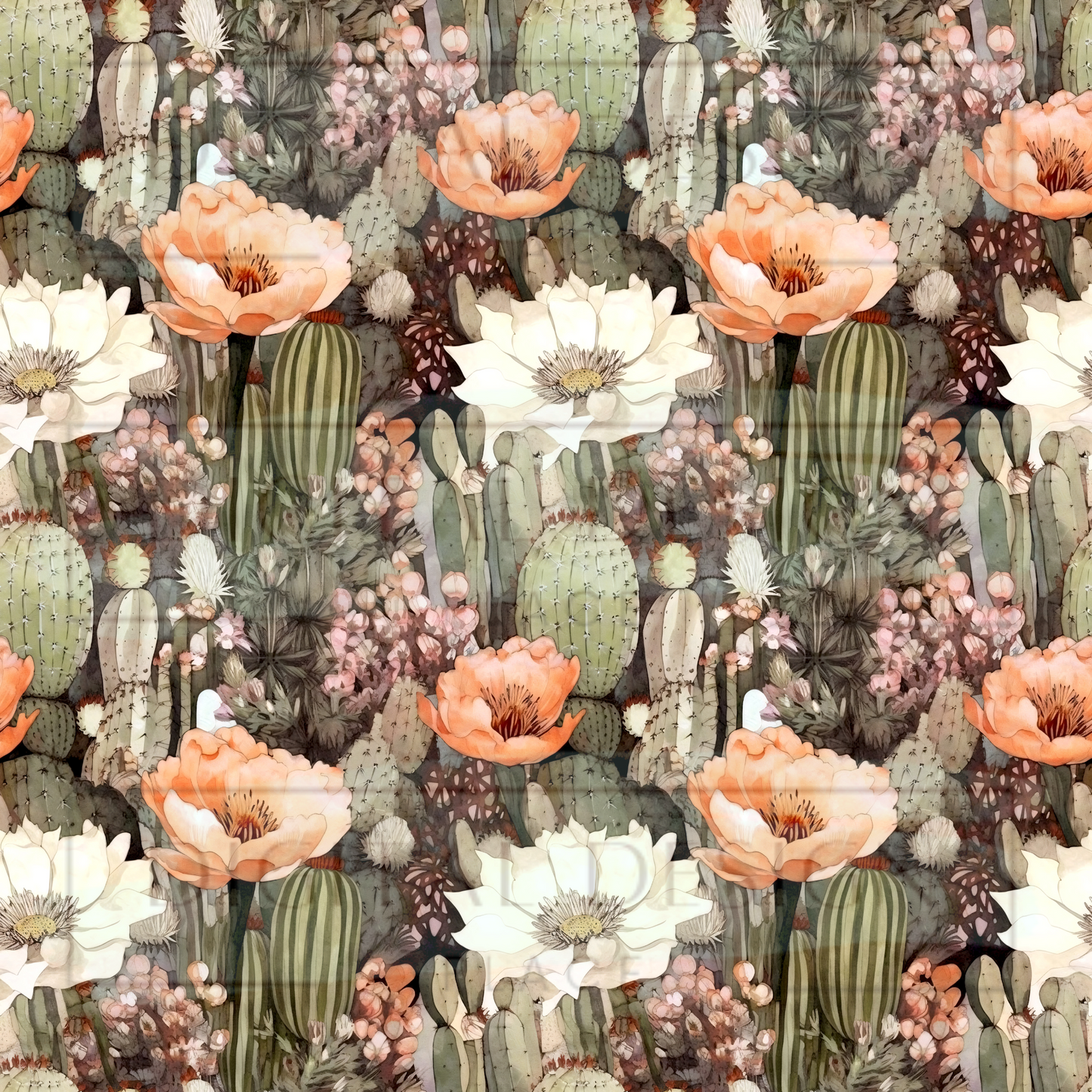 Boho Cacti Desert VinylV1634