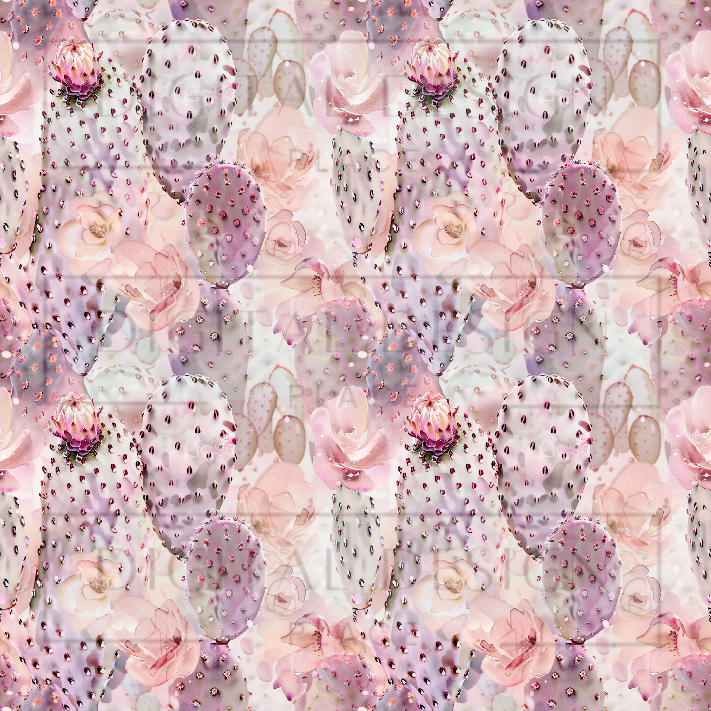 Pink Soft Desert Cacti VinylV2214