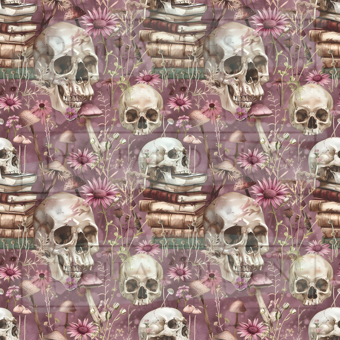 Dusty Rose Goth Library VinylV2239