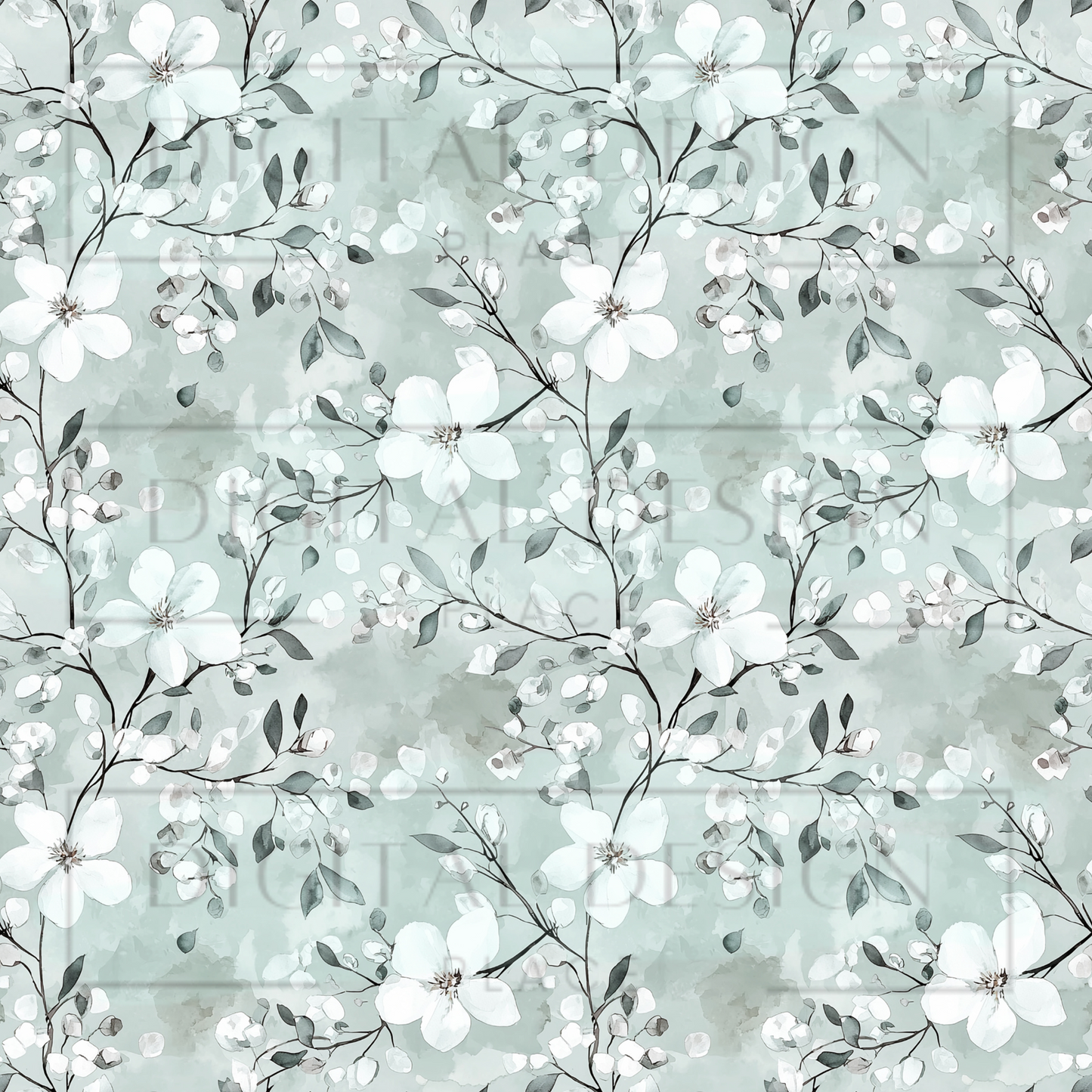 Ocean Eyes Florals VinylV2255