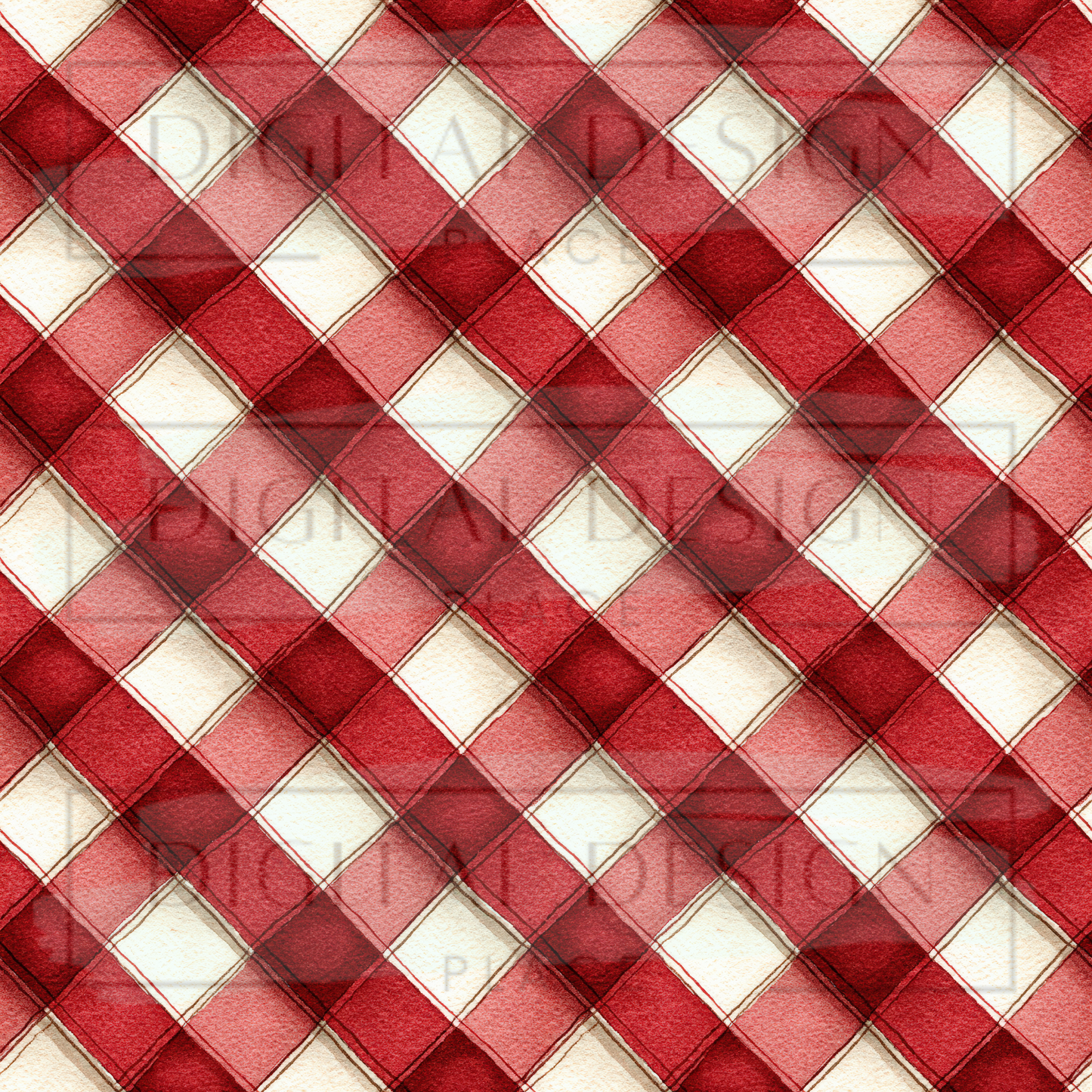 Red Watercolor Wrapping VinylV2578