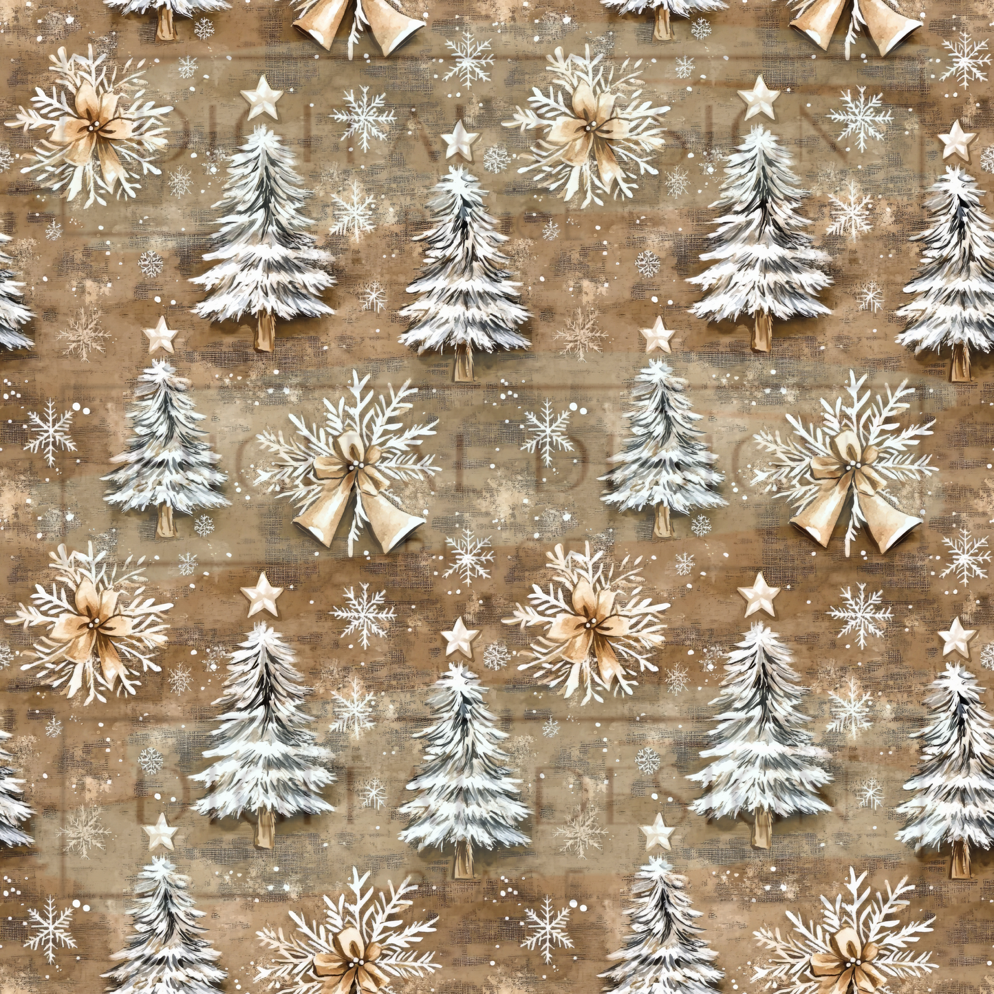 Rustic Christmas Trees VinylV2594