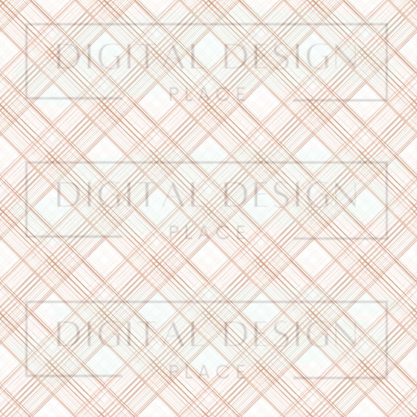 Baby Pink Plaid VinylV2610