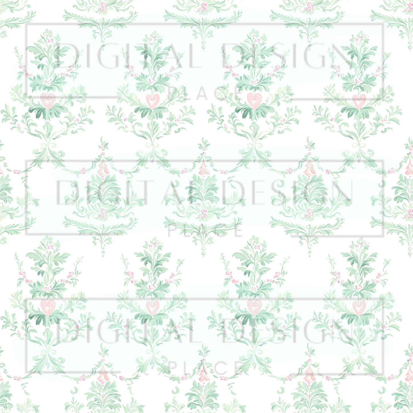 Pastel Christmas Trees VinylV2612