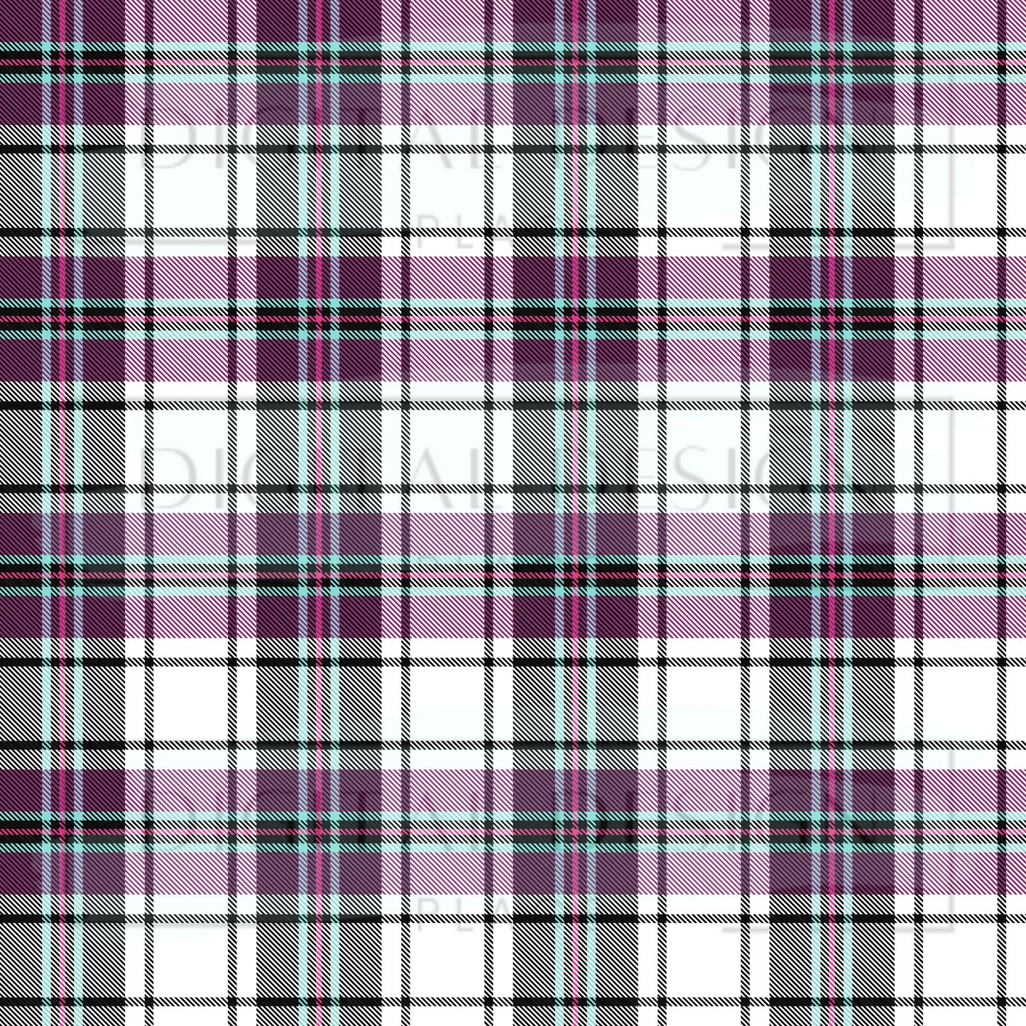 Winter Plaid VinylV712