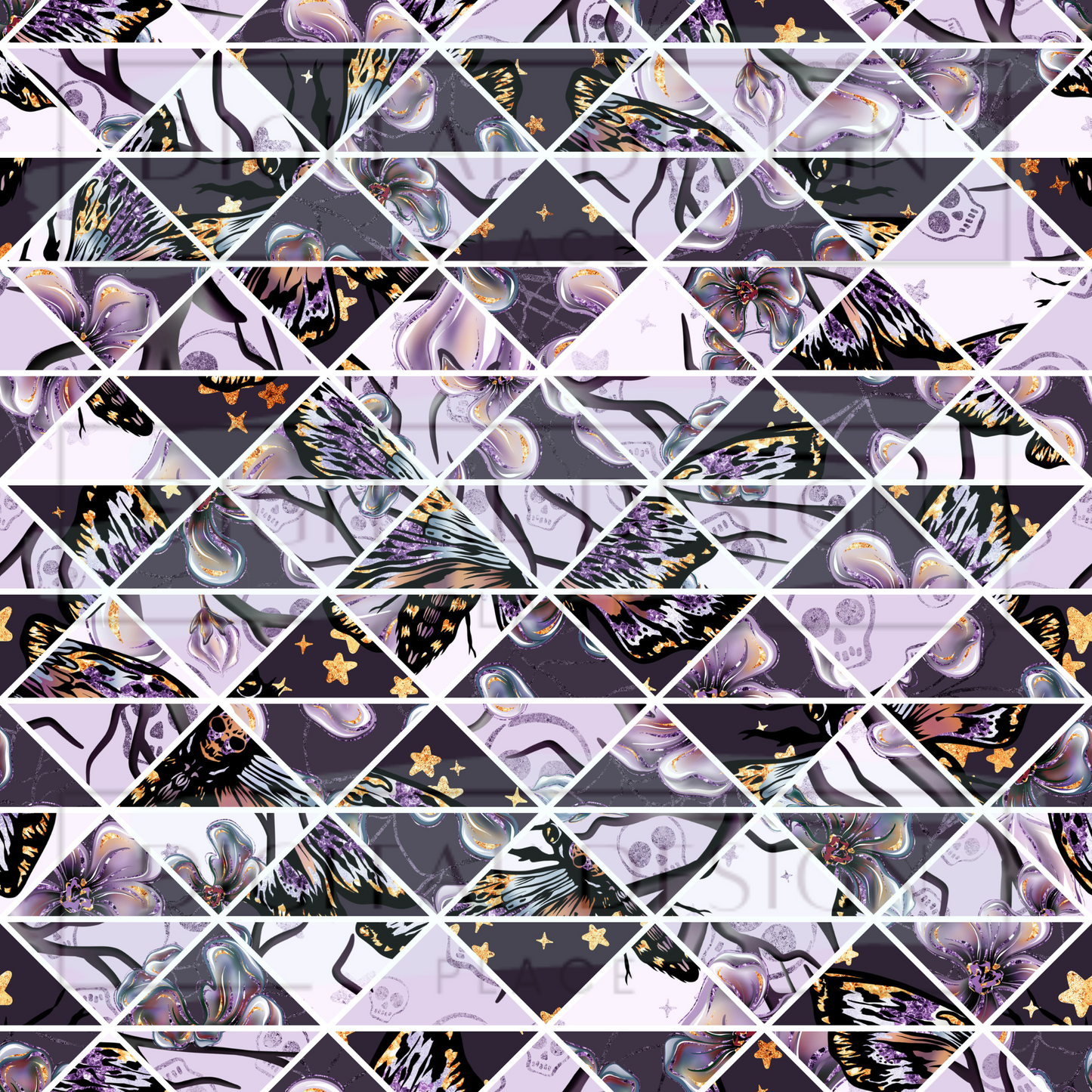 Moth Magic Tangram VinylV874