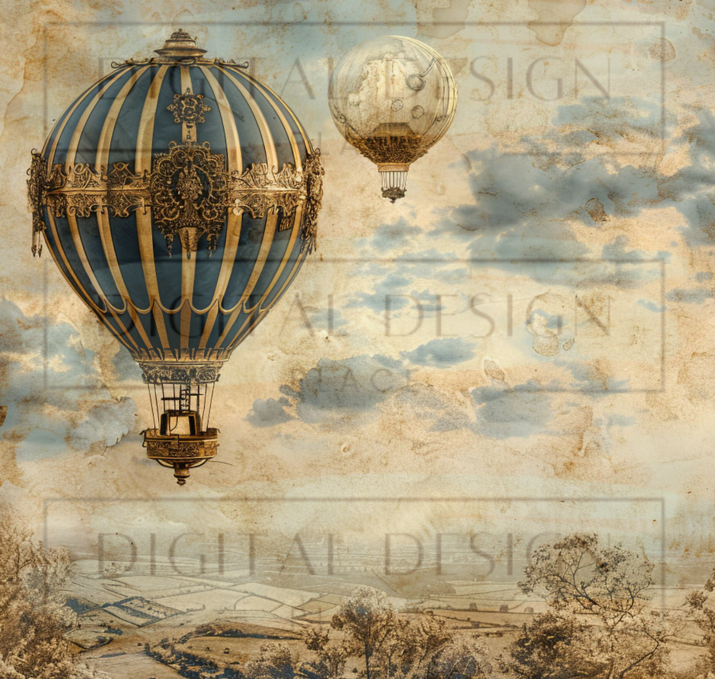Hot Air Balloon TWRW144