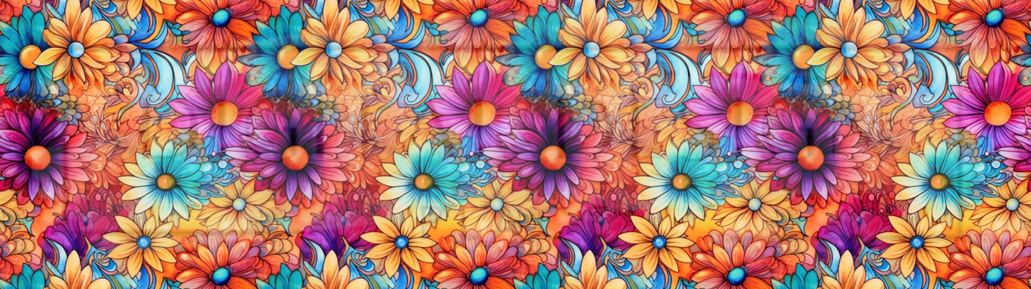 Vibrant Florals Wrap DupW47