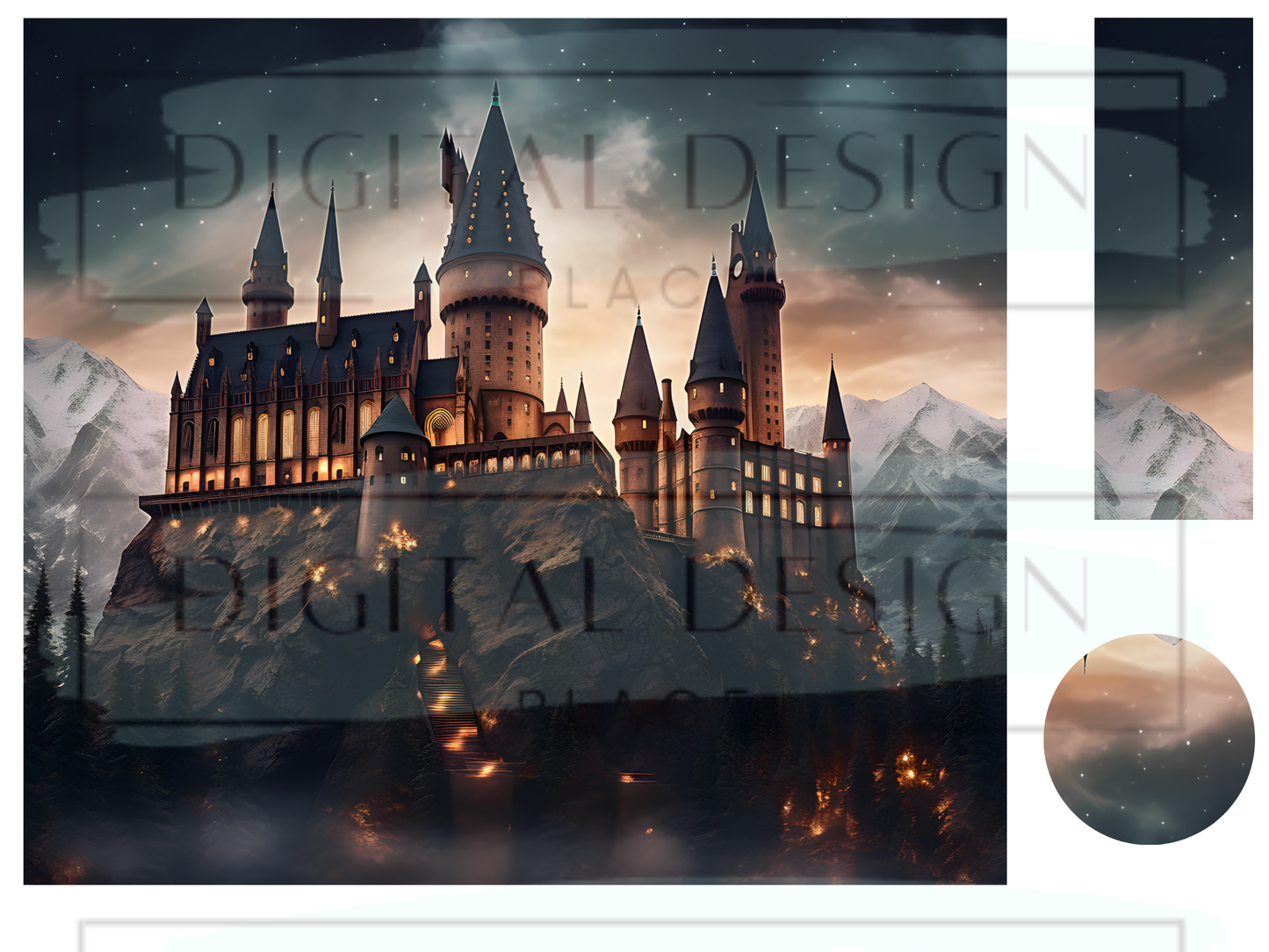 Magic School at Night WrB202