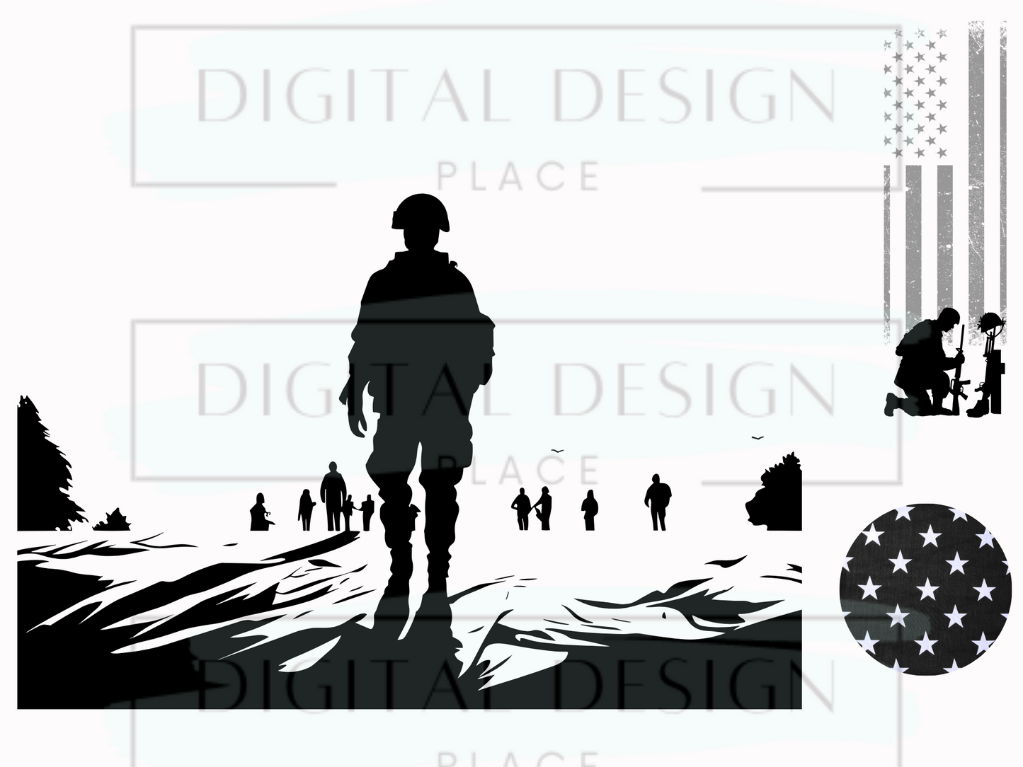 Soldier Silhoutte WrB72