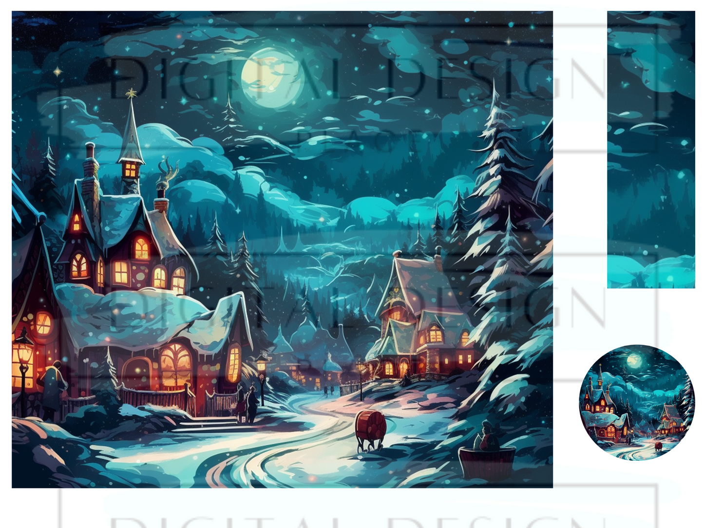 Snowy Night Wrap Bundle WrB38