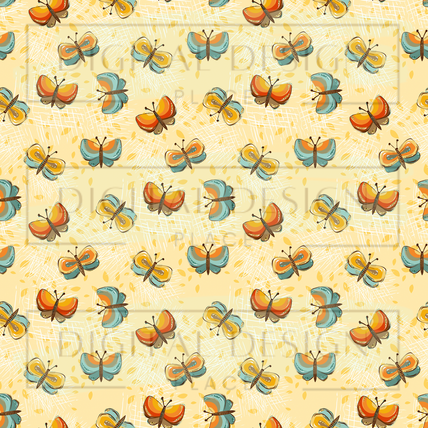 Groovy Butterflies VinylV958