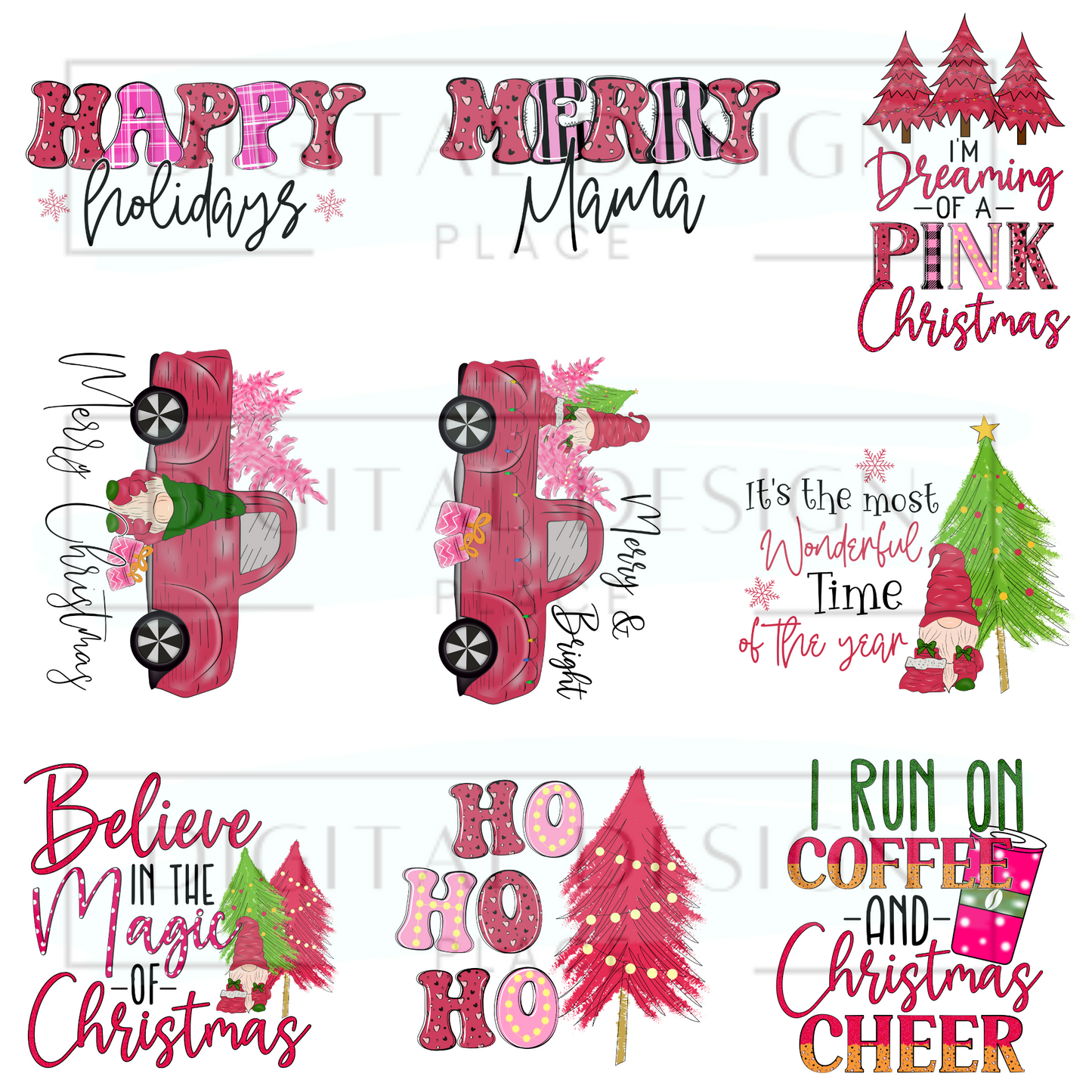Christmas Decal Sheet ELEE173