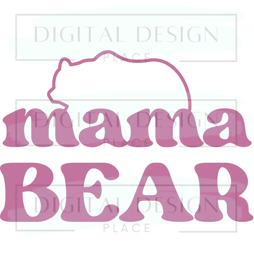 Mama Bear Pink MOMM24