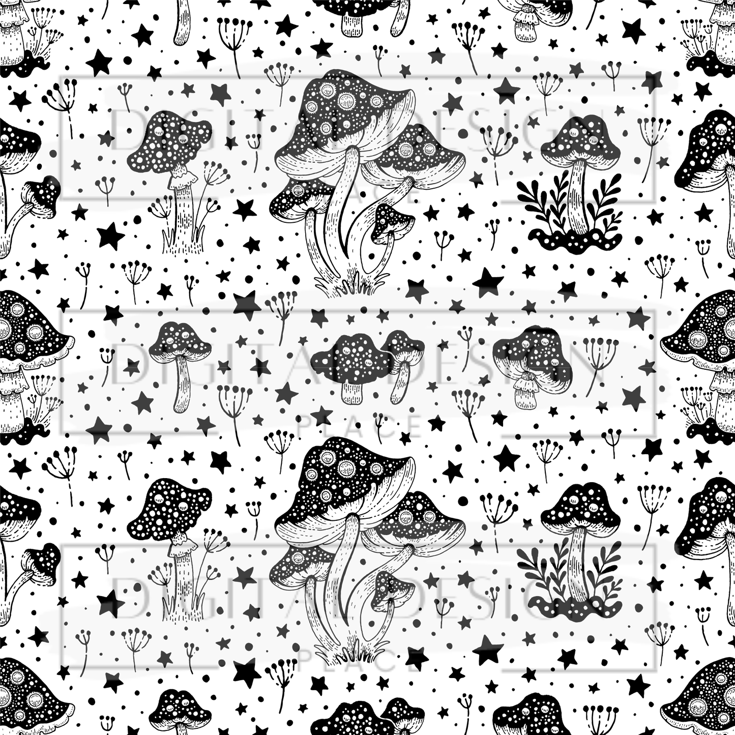 Black Mushrooms VinylV5