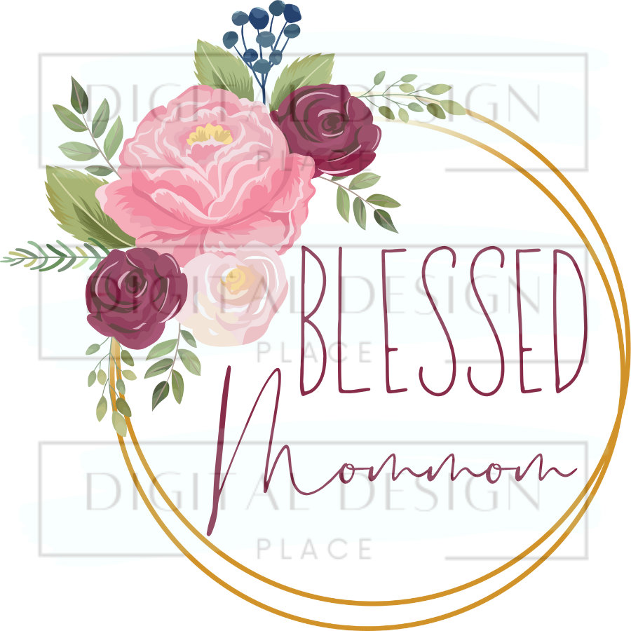 Blessed Mommom Frame FamF7