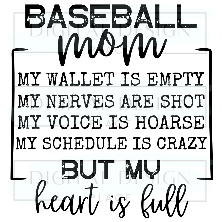 Heart is Full Baseball SPOS33