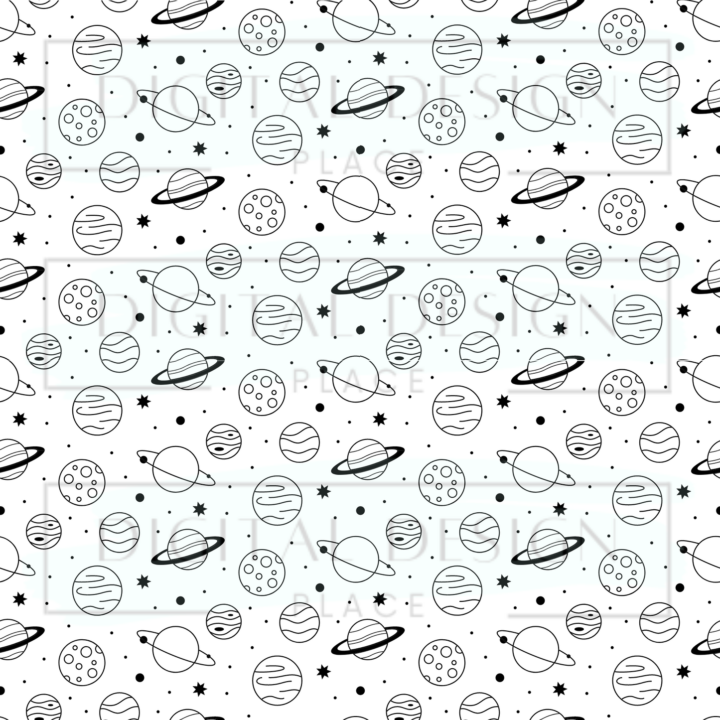 Planet Stencil VinylV224