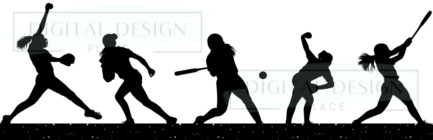 Softball Players WraW81