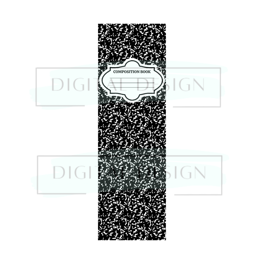 Composition Book Pen Wrap PenP2