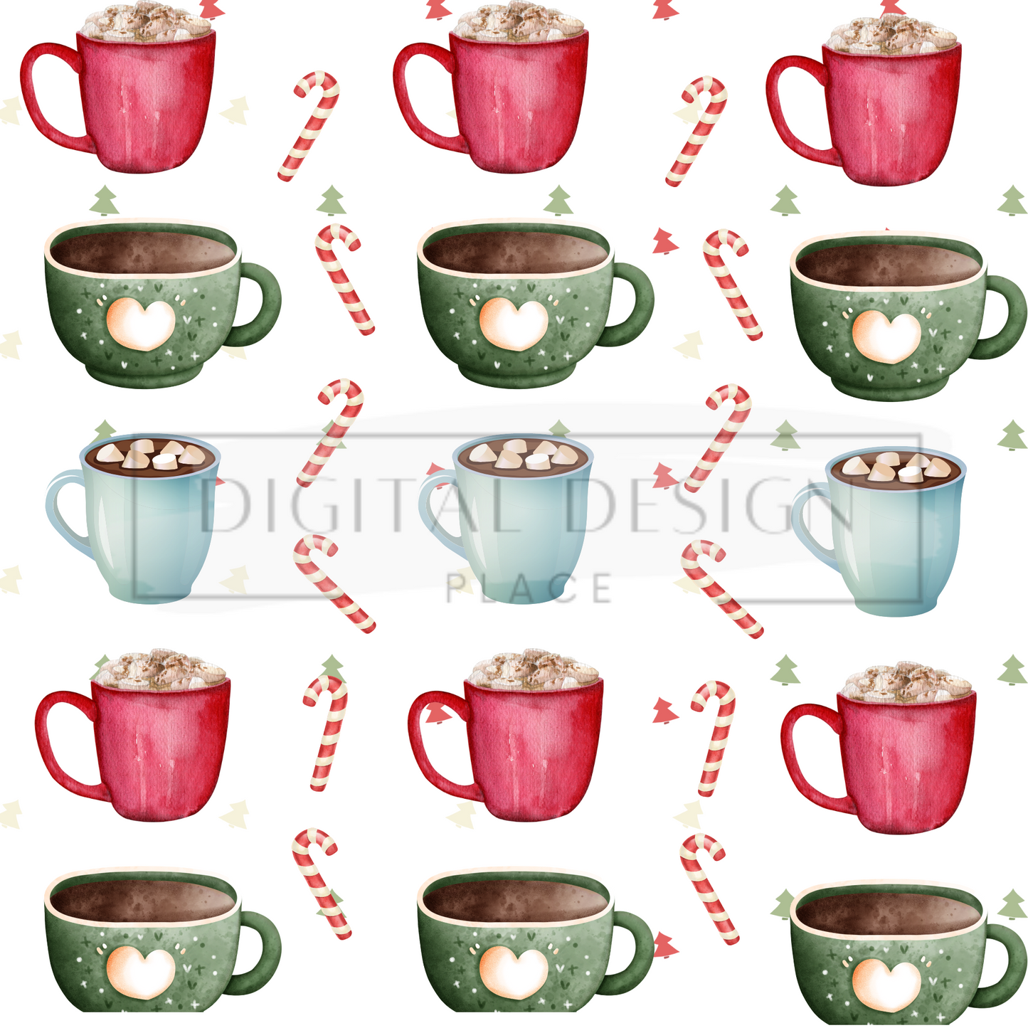 Hot Cocoa Mug Vinyl Sheet